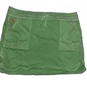 Ralph Lauren Polo Green Mini Sweat Skirt